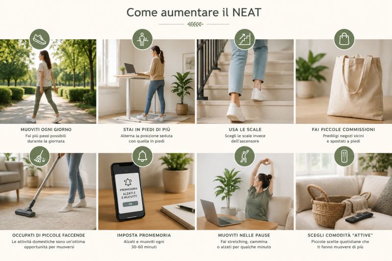 Azioni che permettono di aumentare il Neat